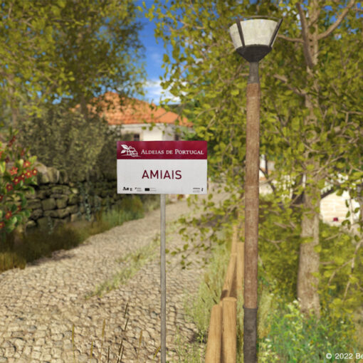 The starting point of the Amiais Track Game