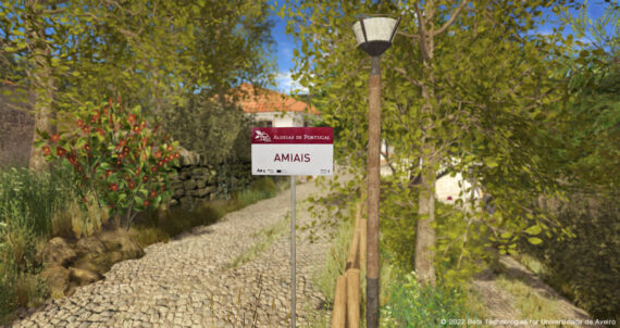 The starting point of the Amiais Track Game